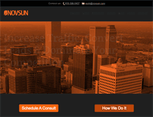 Tablet Screenshot of novsun.com